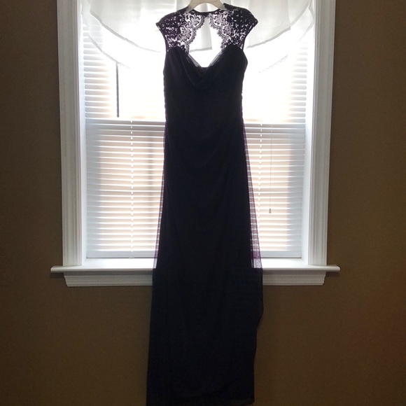 Deep Purple Bridesmaid Dress - Picture 1 of 7